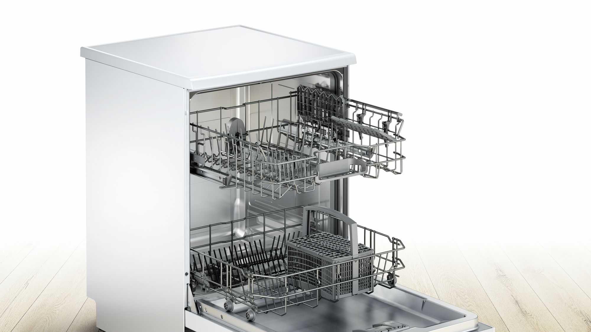 Bosch SMS44DW00T Bulaşık Makinesi 4 Program Beyaz