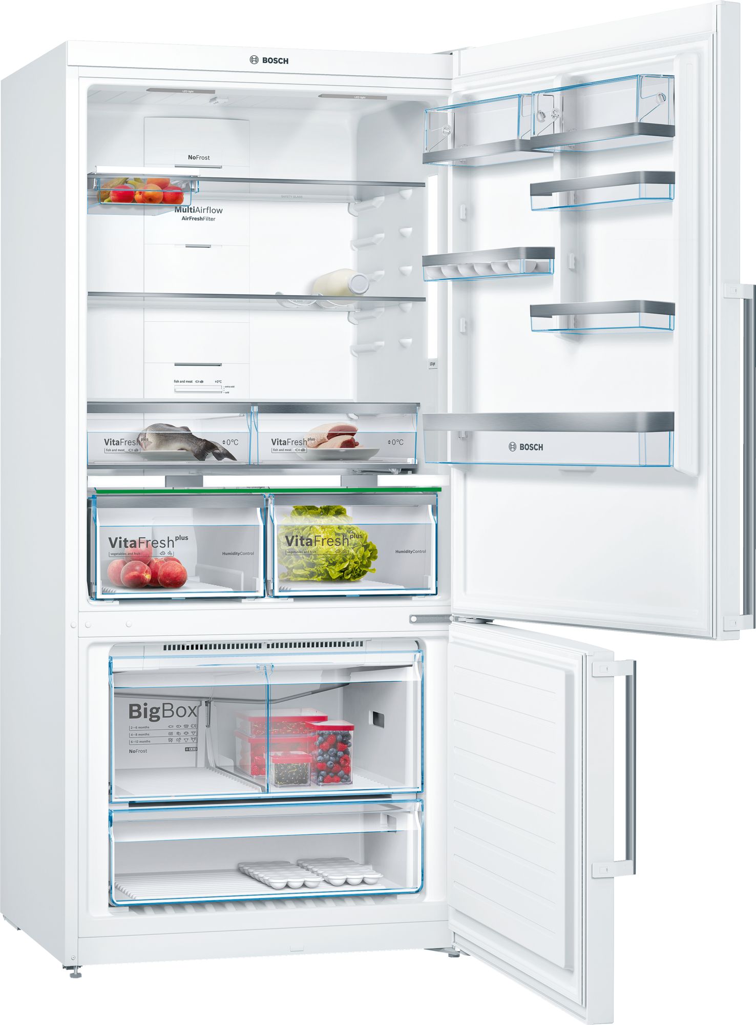 Bosch KGN86AW30N NoFrost, Alttan Donduruculu Buzdolabı