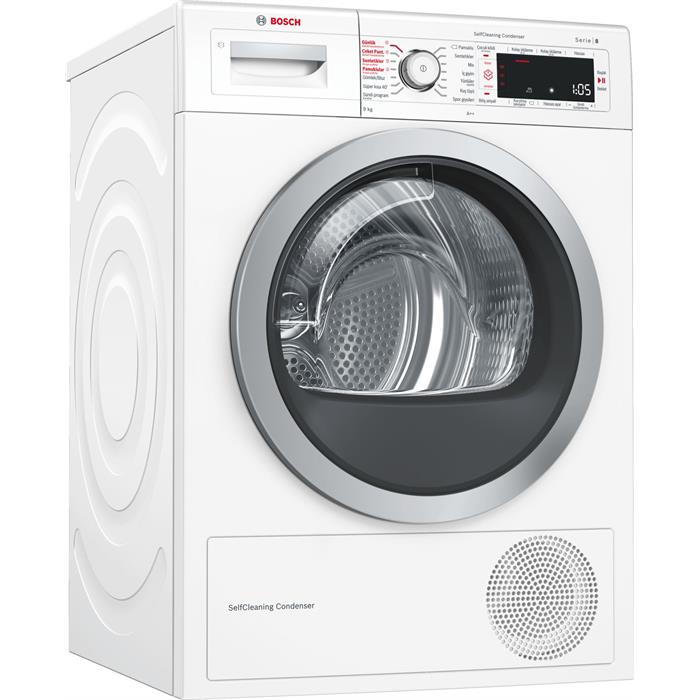 Bosch WTW85562TR Kurutma Makinesi - Isı Pompalı 9 kg A++