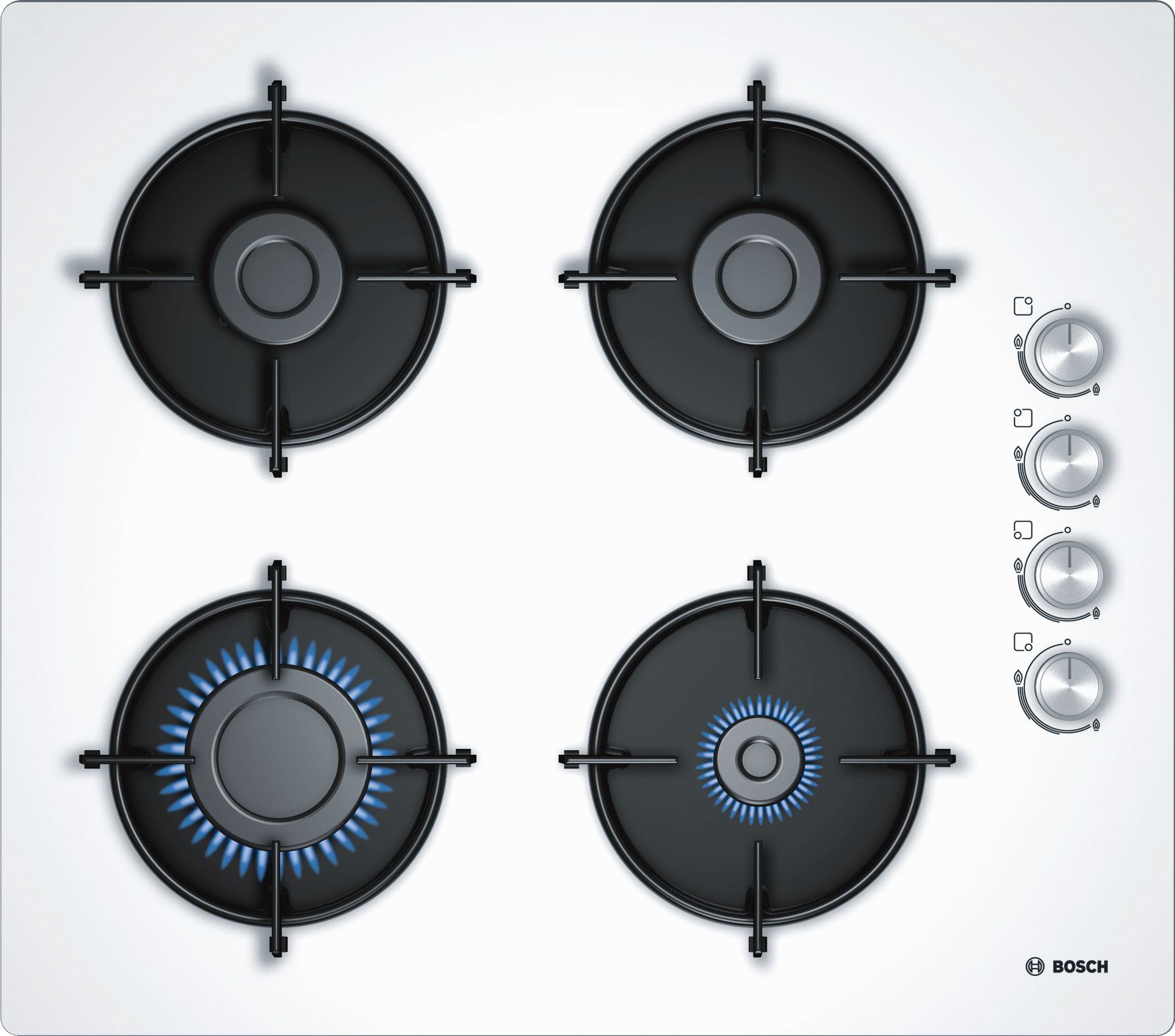 Bosch POP6C2B11O Kendinden Kumandalı, Gazlı Ankastre Ocak