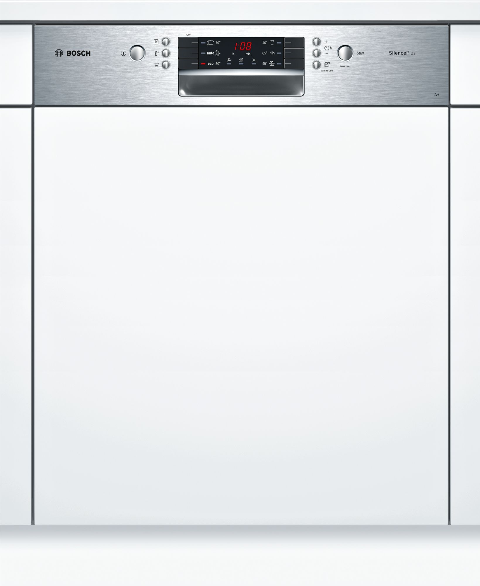 Bosch SMI46KS00T Yarı-Ankastre Bulaşık Makinesi 6 Program Inox