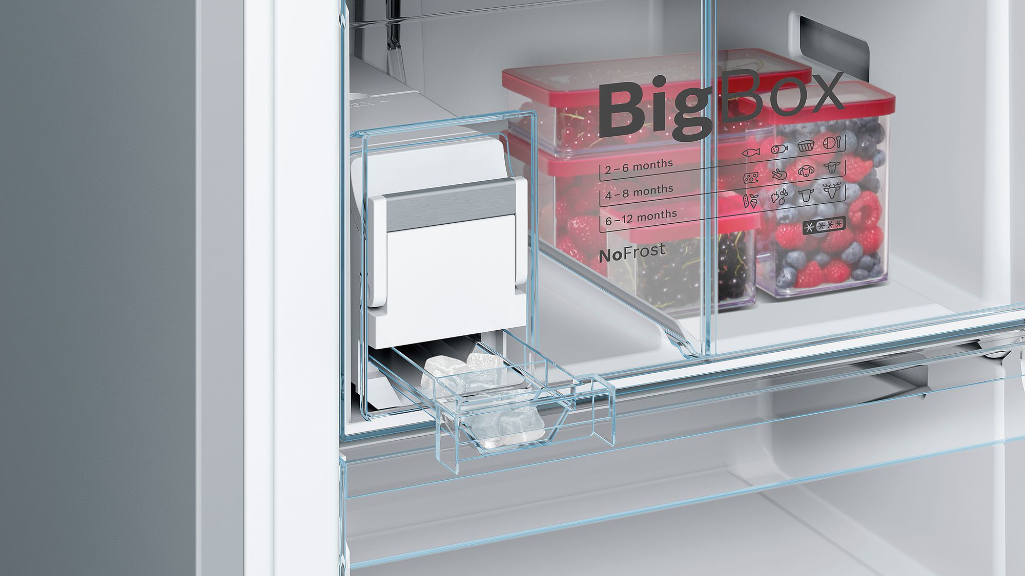 Bosch KGN56AI32N NoFrost, Alttan Donduruculu Buzdolabı Kolay Temizlenebilir Inox A++