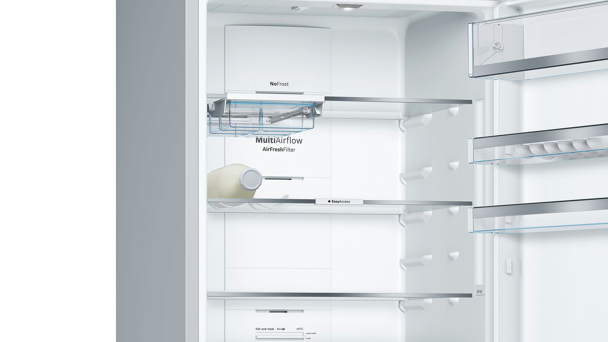 Bosch KGN56AI32N NoFrost, Alttan Donduruculu Buzdolabı Kolay Temizlenebilir Inox A++