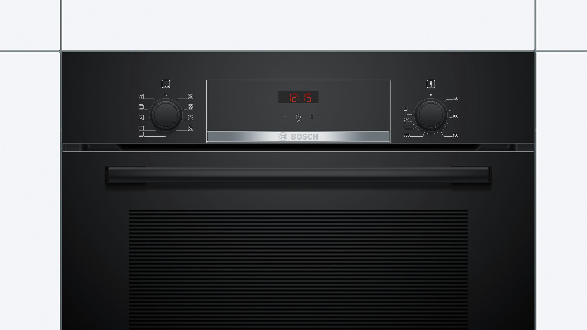 Bosch HBF514BA0T Serie | 4 Siyah Ankastre Fırın
