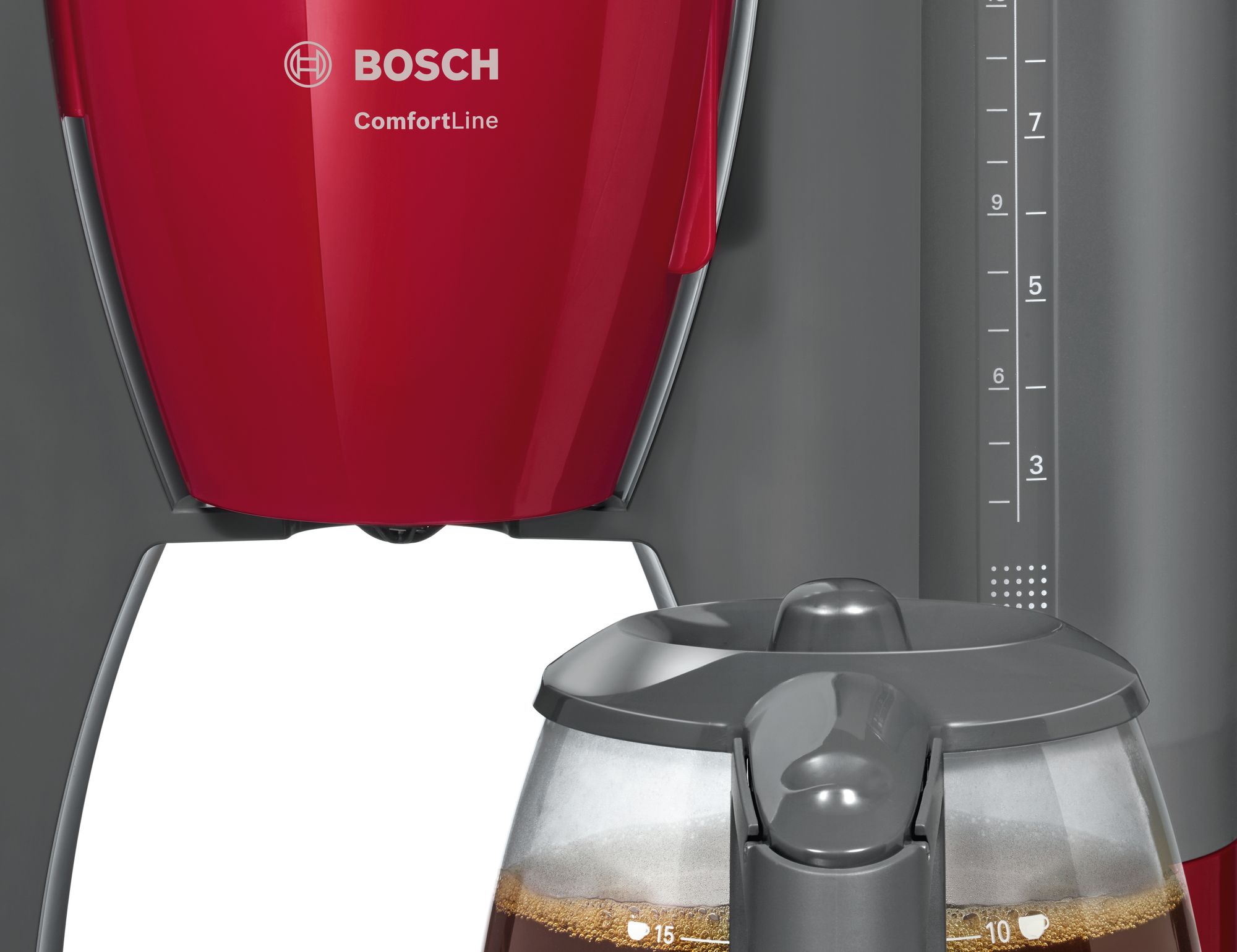 Bosch TKA6A044 Kahve Makinesi Kırmızı / Antrasit