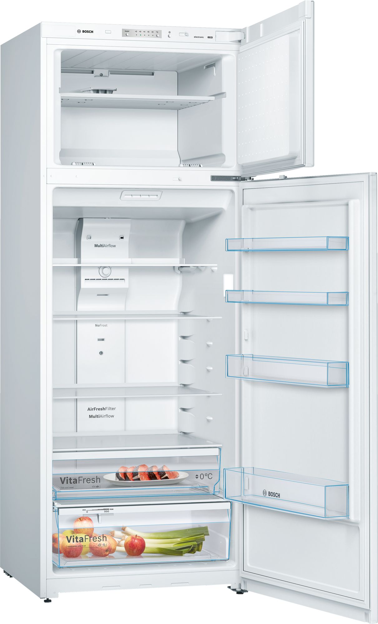 Bosch KDN56NW22N NoFrost, Üstten Donduruculu Buzdolabı Beyaz Kapılar