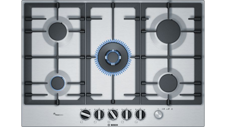 Bosch PCQ7A5M90 Kendinden Kumandalı, Gazlı Ankastre Ocak