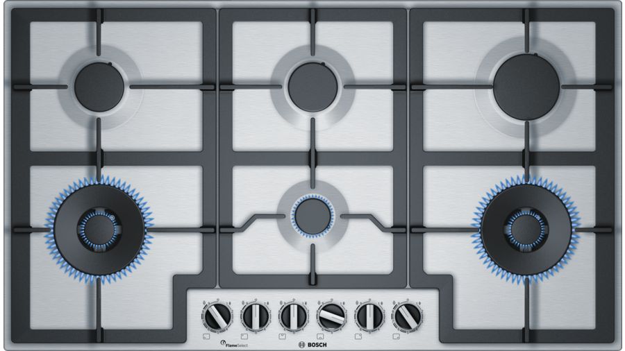 Bosch PCT9A5B90 Kendinden Kumandalı, Gazlı Ankastre Ocak