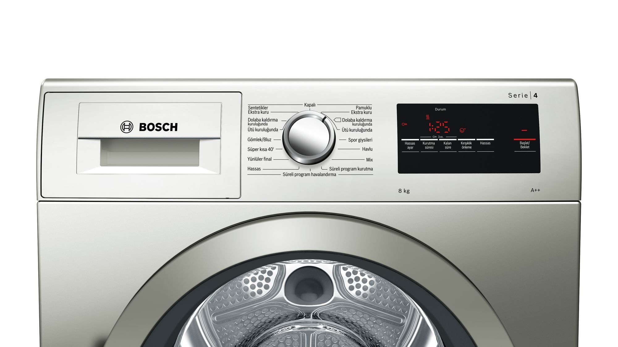 Bosch WTR85V0STR A++ 8 kg Çamaşır Kurutma Makinesi