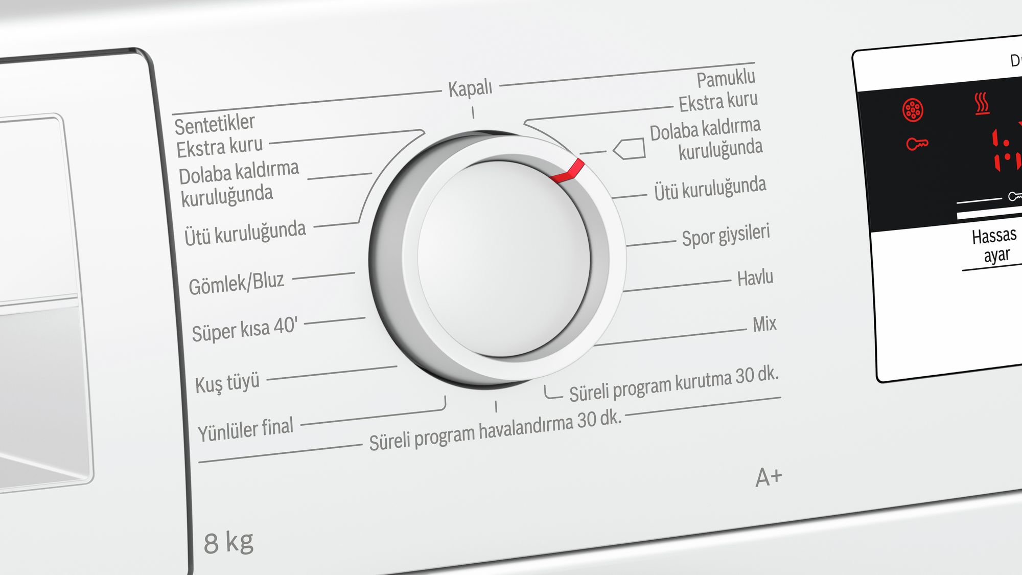 Bosch WTH83000TR A+ 8 kg Çamaşır Kurutma Makinesi