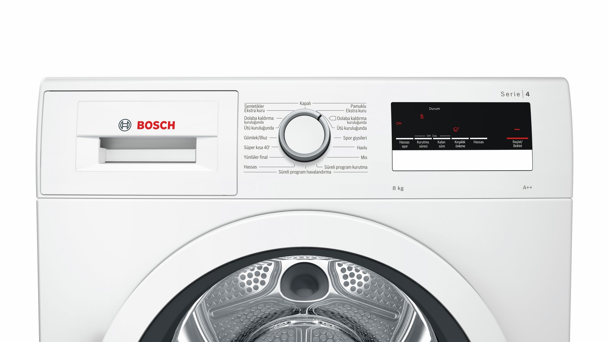 Bosch WTR85V00TR A++ 8 kg Çamaşır Kurutma Makinesi