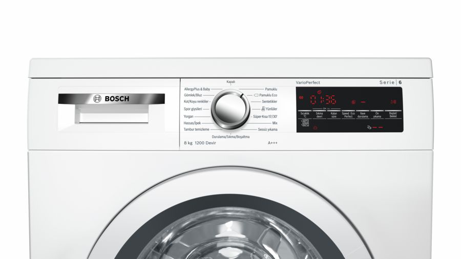 Bosch WUQ24460TR A+++ 1200 Devir 8 kg Çamaşır Makinesi