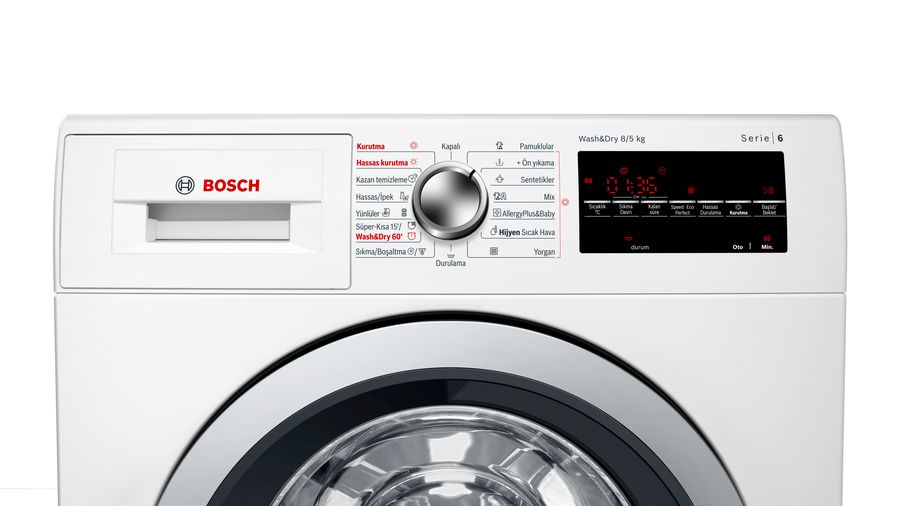 Bosch WVG30440TR B 1500 Devir 8 kg Çamaşır Makinesi