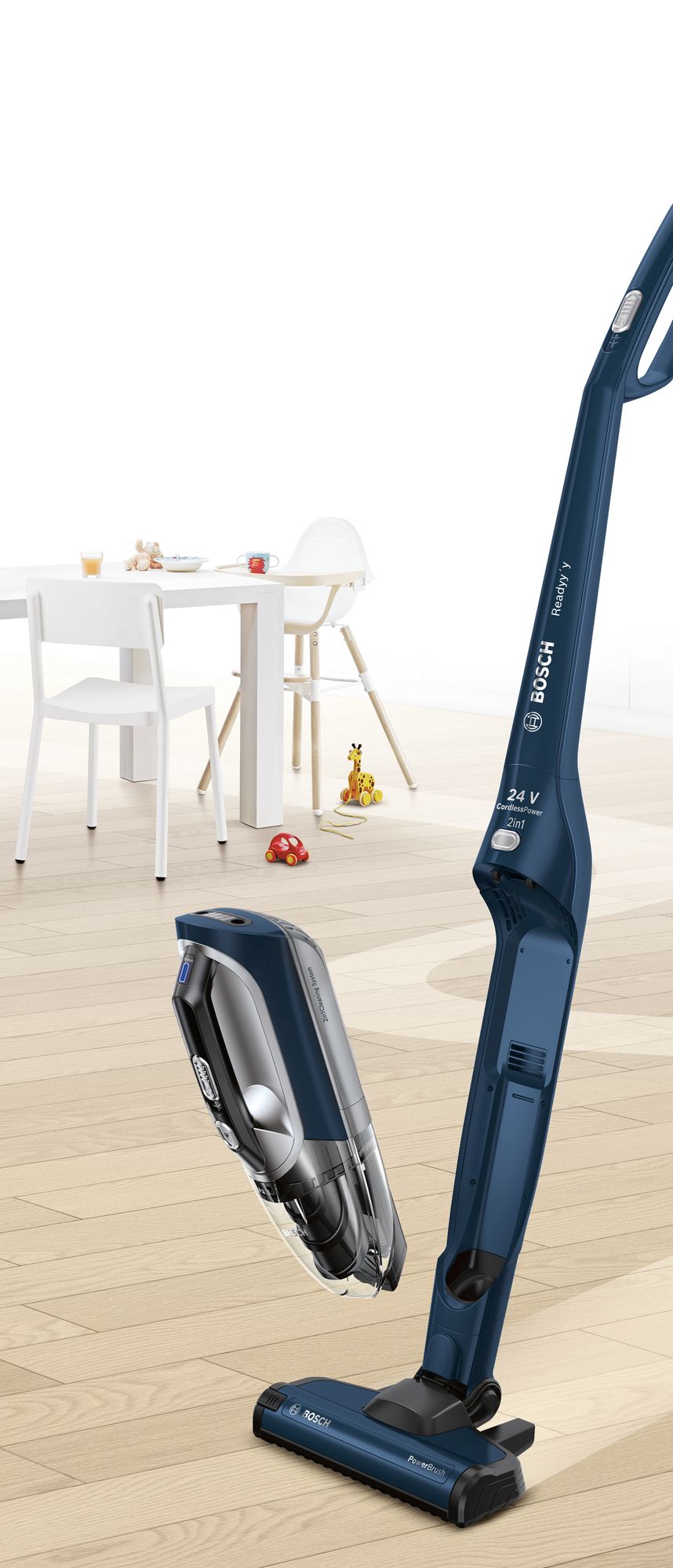 Bosch BBH22454 Readyy'y 24V Kablosuz Dikey Süpürge