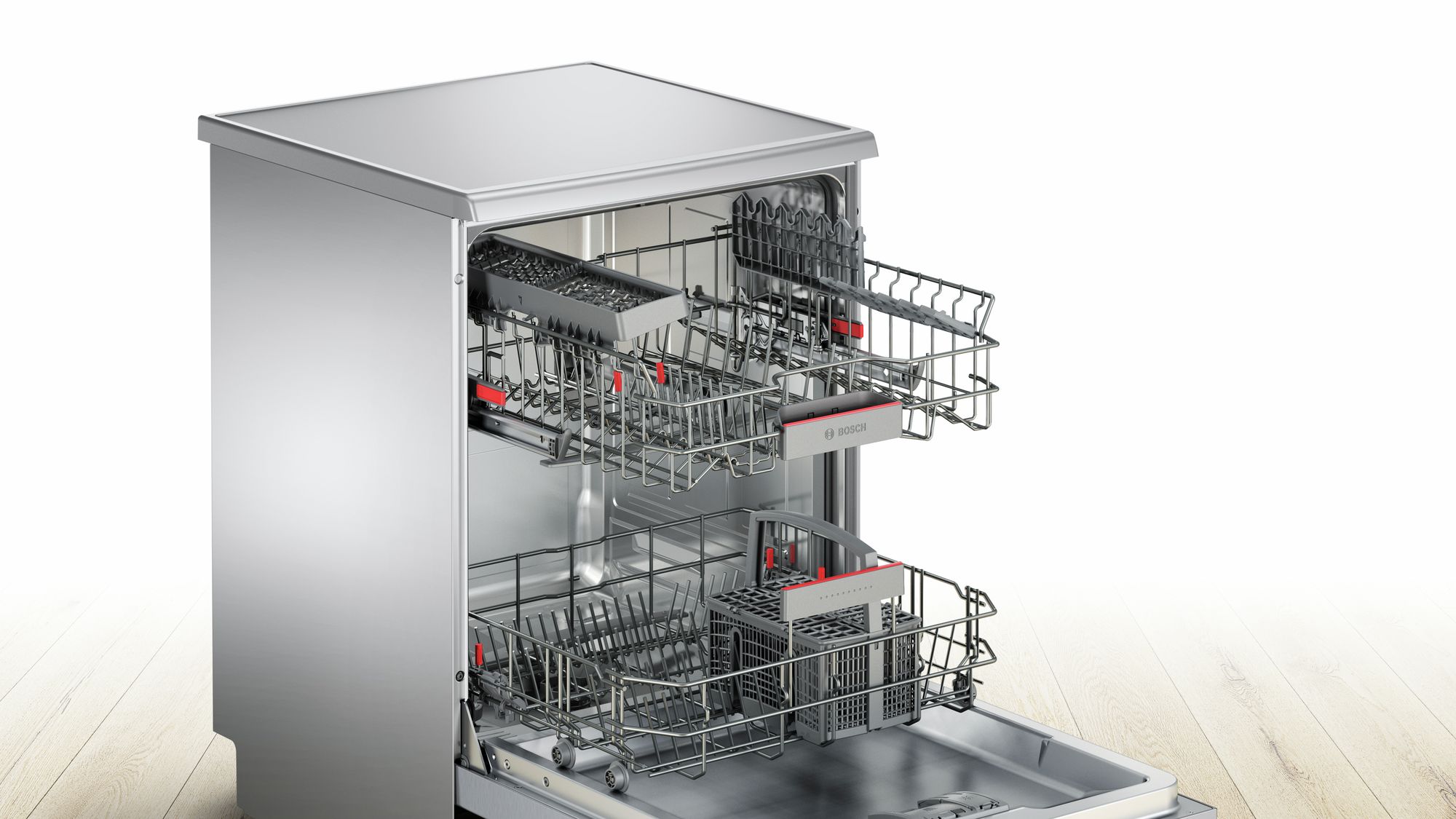 Bosch SMS68JI06T 8 Program HomeConnect Inox Bulaşık Makinesi