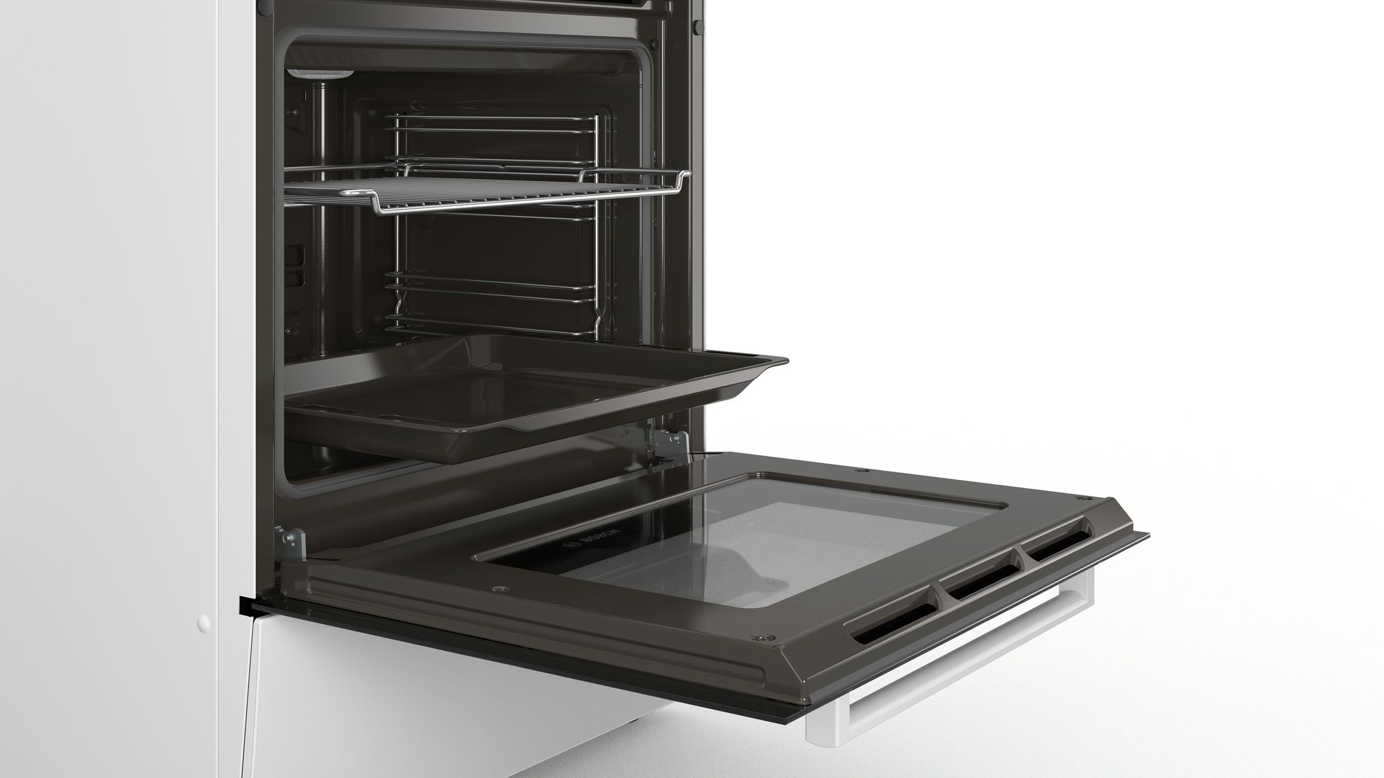 Bosch Serie | 2 Beyaz HXA060D20T Solo Gaz Kombinasyonlu Fırın