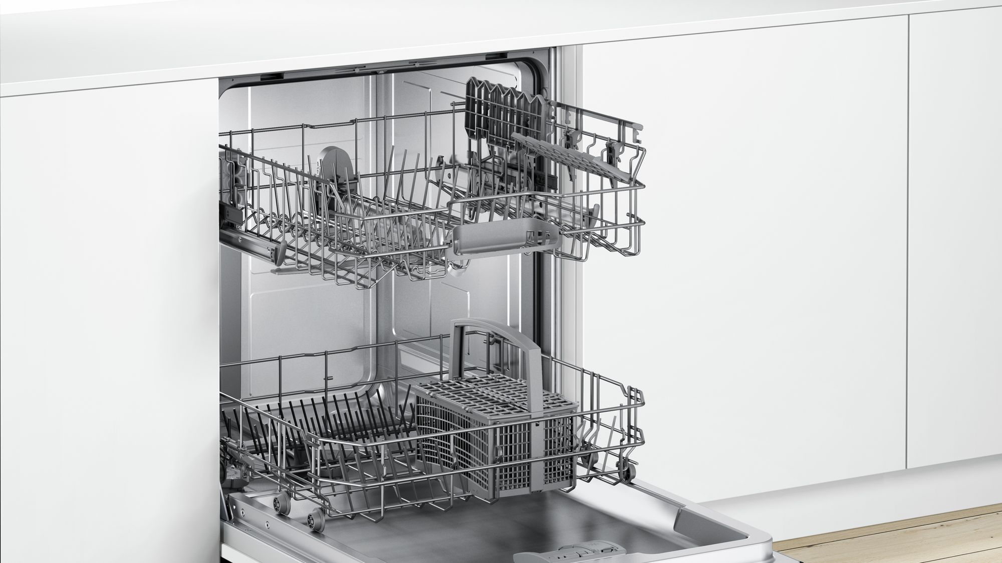 Bosch SMI25DB00T A+ 5 Programlı Siyah Ankastre Bulaşık Makinesi