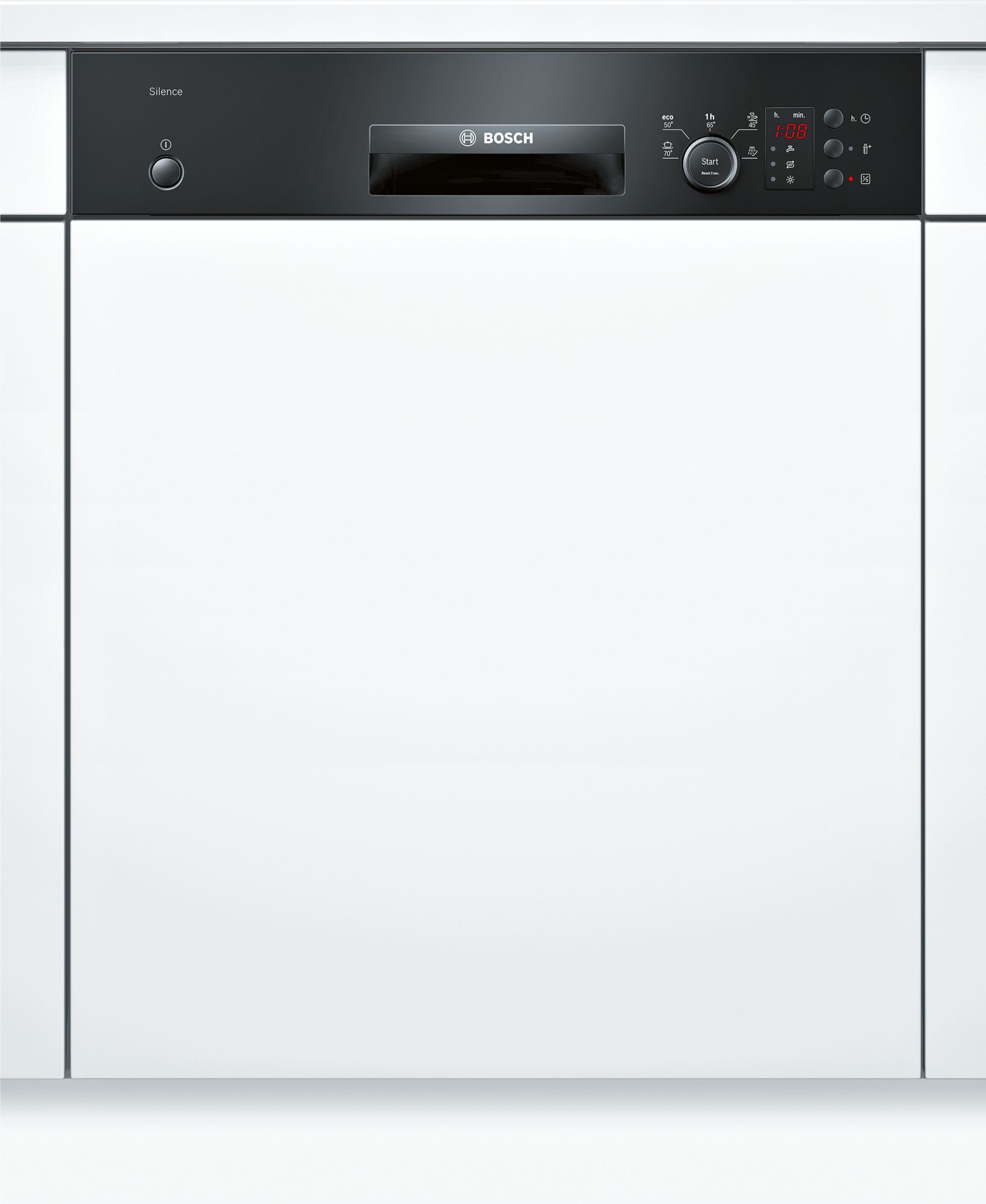 Bosch SMI25DB00T A+ 5 Programlı Siyah Ankastre Bulaşık Makinesi