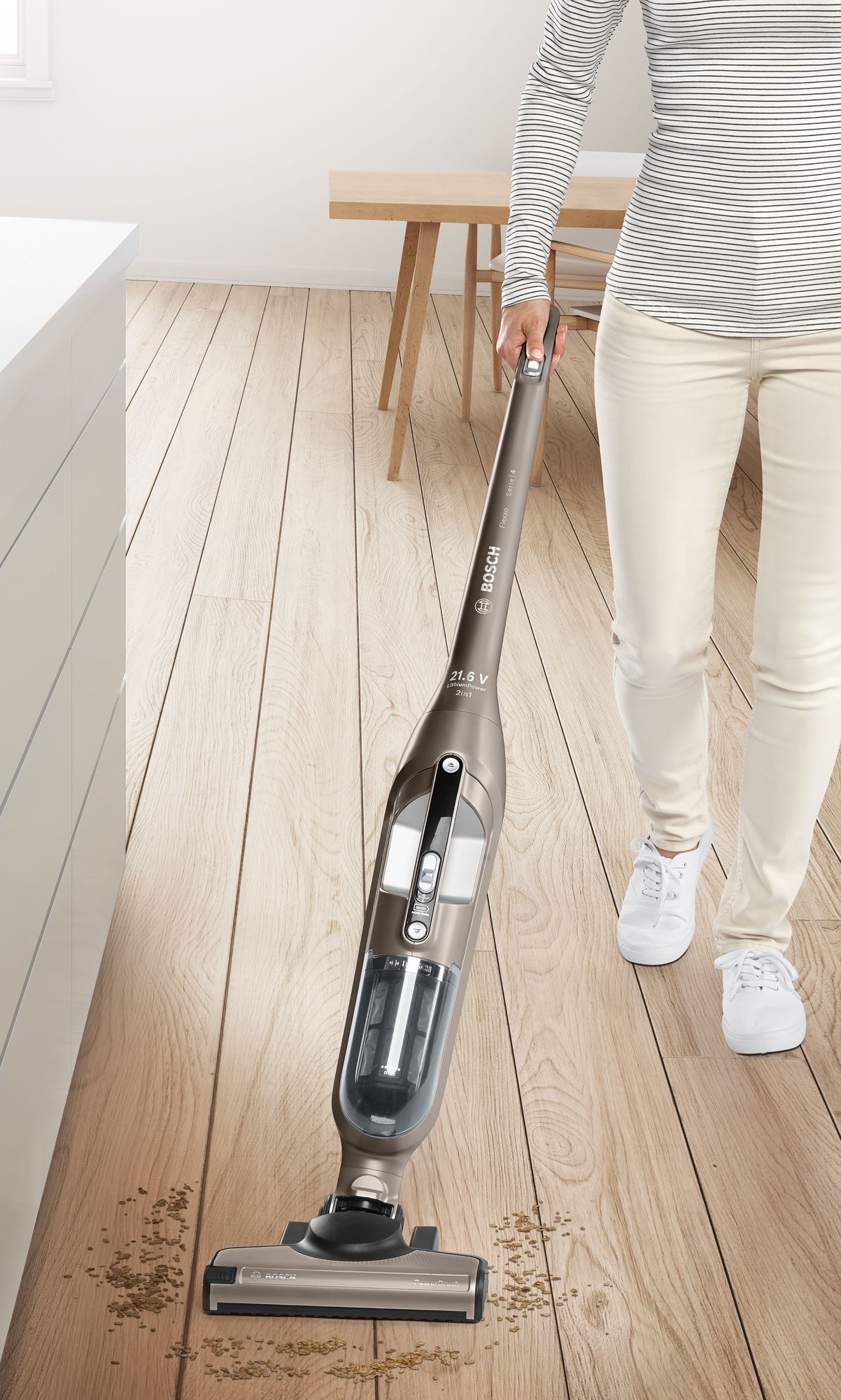Bosch BCH3ALL21 2 in 1 Kablosuz Dikey Süpürge