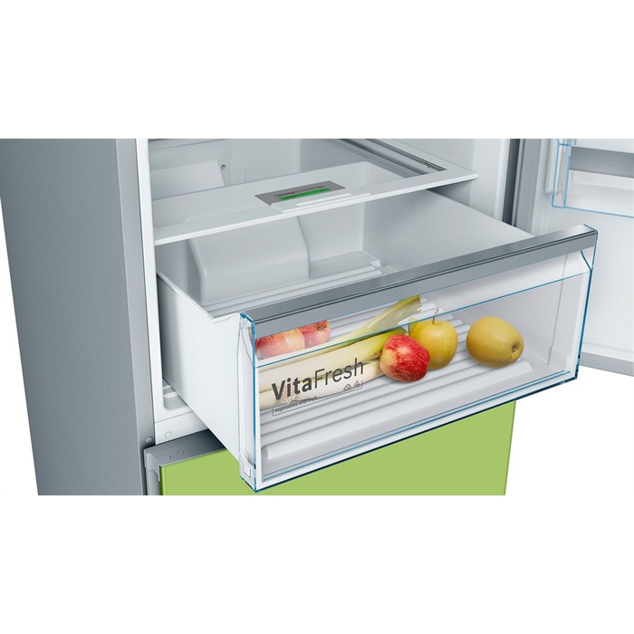 Bosch KVN56IH3AN NoFrost A++ Buzdolabı Limon Yeşili Kapılar VarioStyle