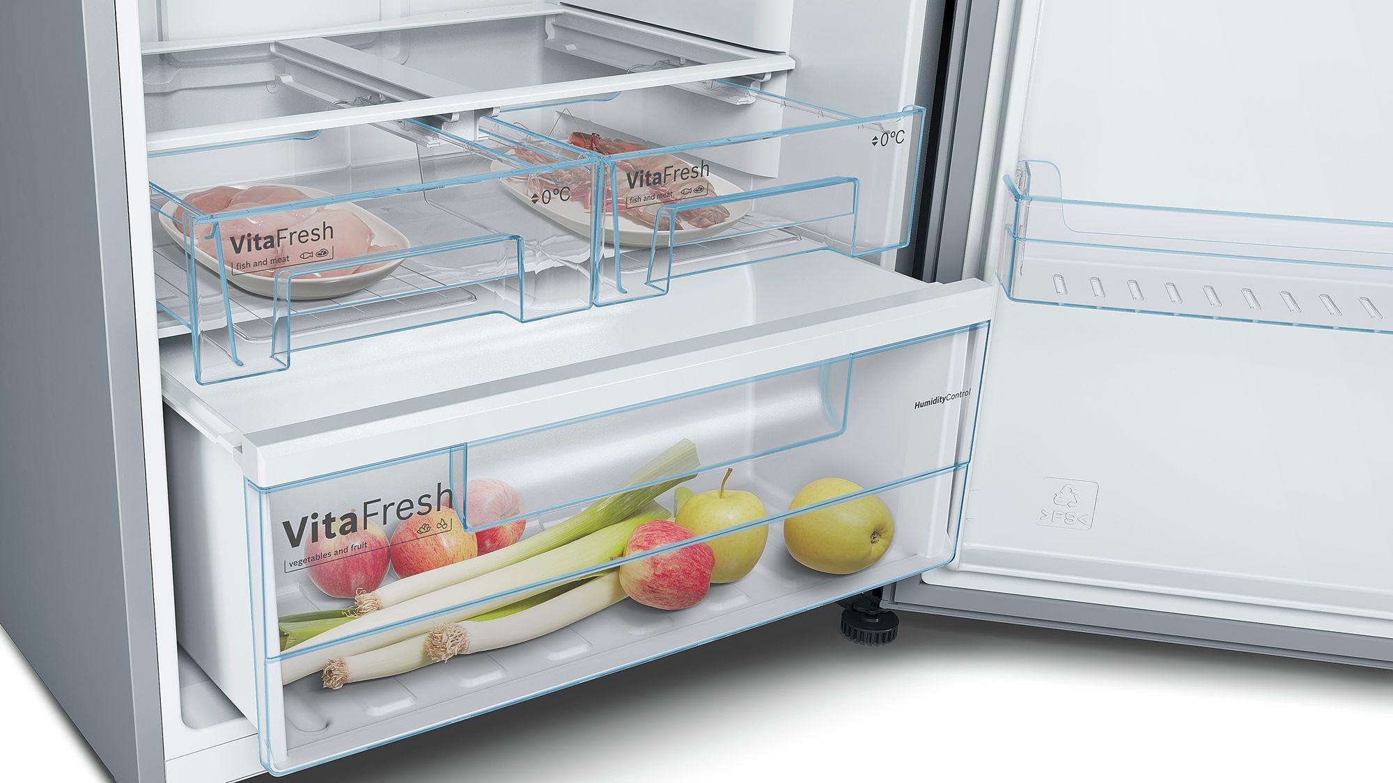 Bosch KDN65VI20N Çift Kaplı No-Frost Buzdolabı