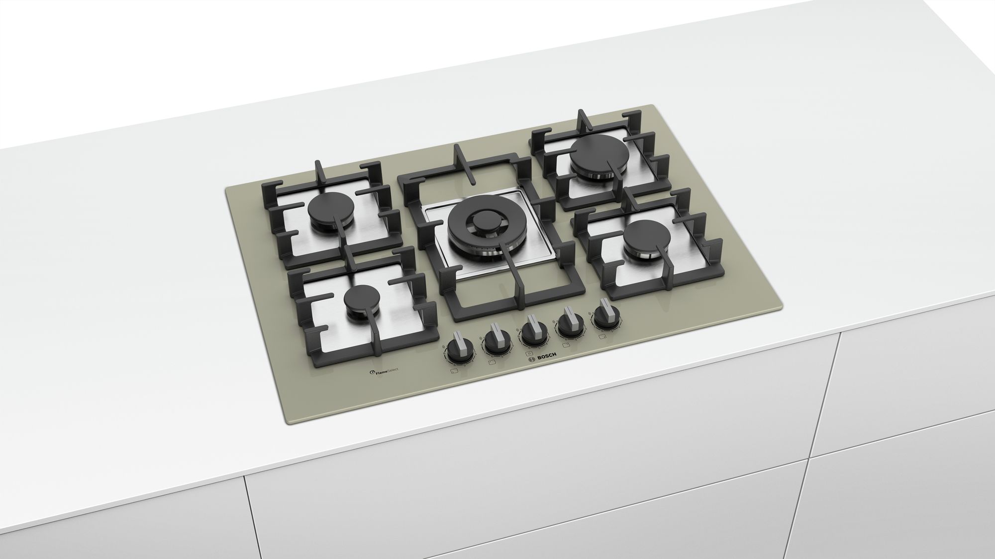 Bosch PPQ7A8B90 75 cm Wok Gözlü Camlı Ankastre Ocak Bosch Ankara Bayisi ...