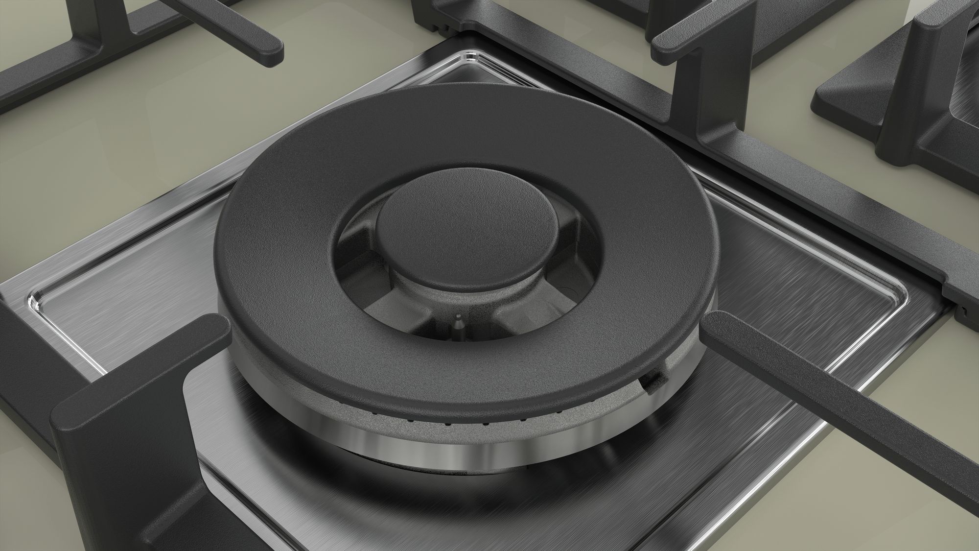 Bosch PPQ7A8B90 75 cm Wok Gözlü Camlı Ankastre Ocak