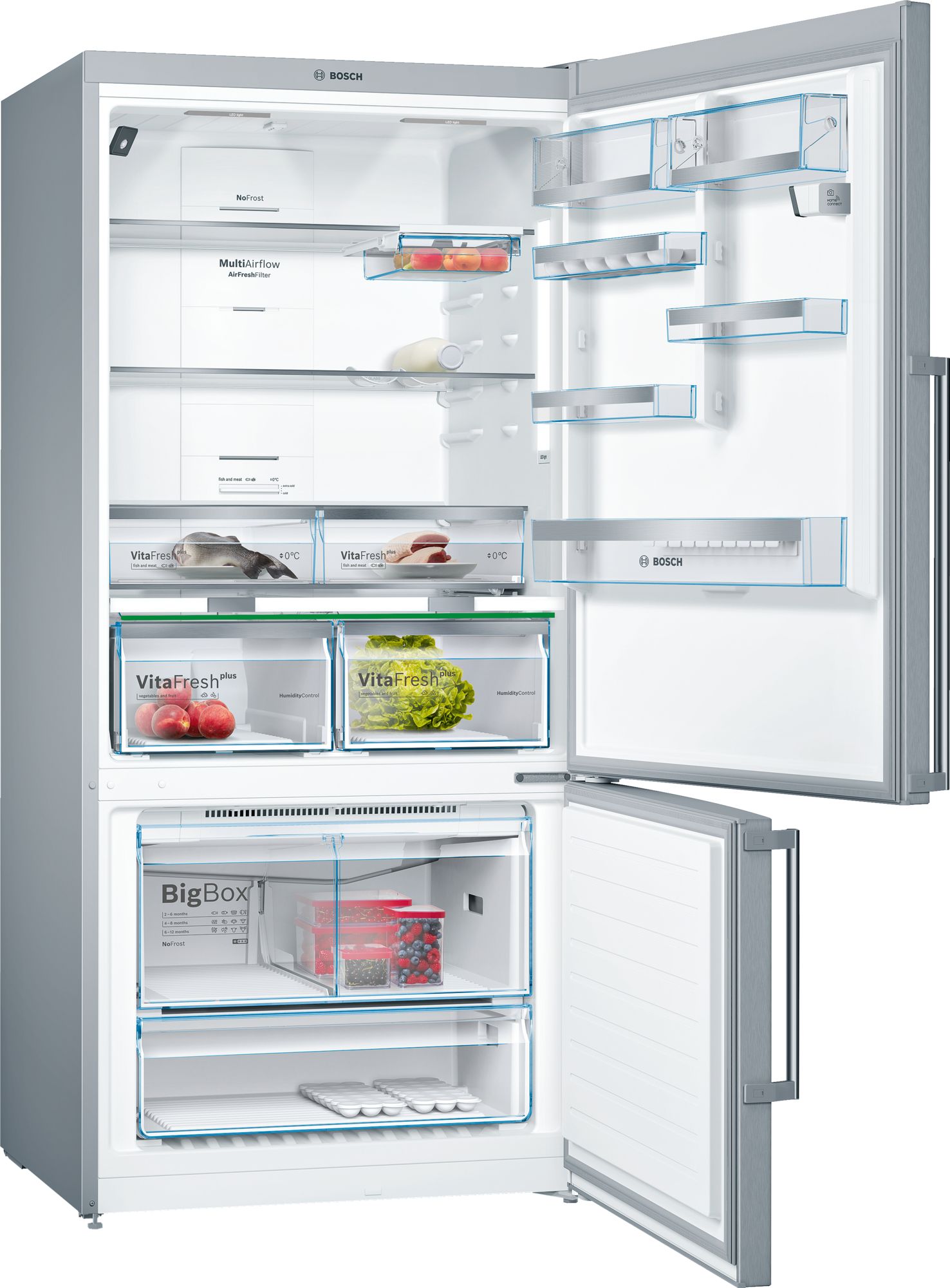 Bosch KGN86HI30N Home Connect Kameralı XXL Buzdolabı A++