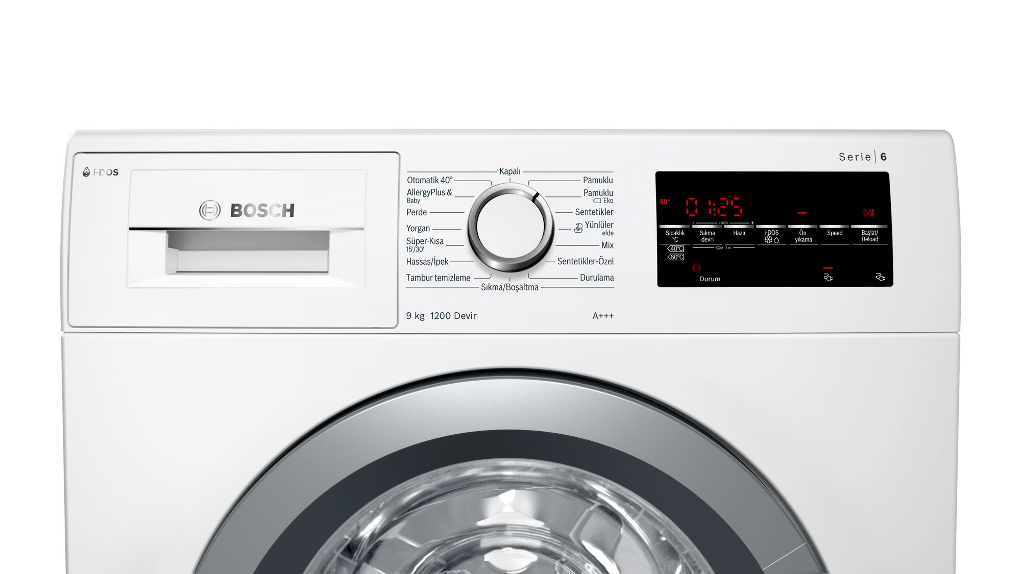 Bosch WAT24S80TR 9 Kg 1200 Devir I-dos Çamaşır Makinesi