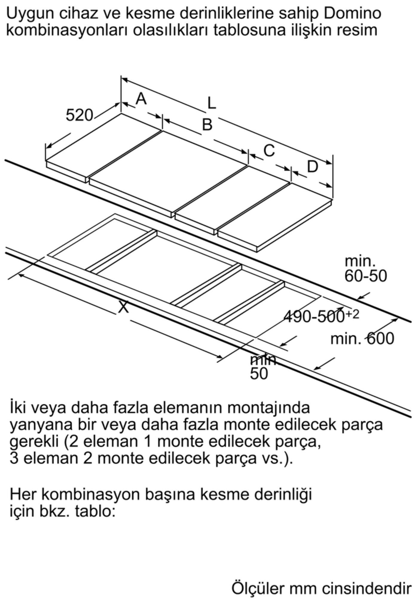 Bosch PKF375CA1E Siyah Seramik Domino Ocak