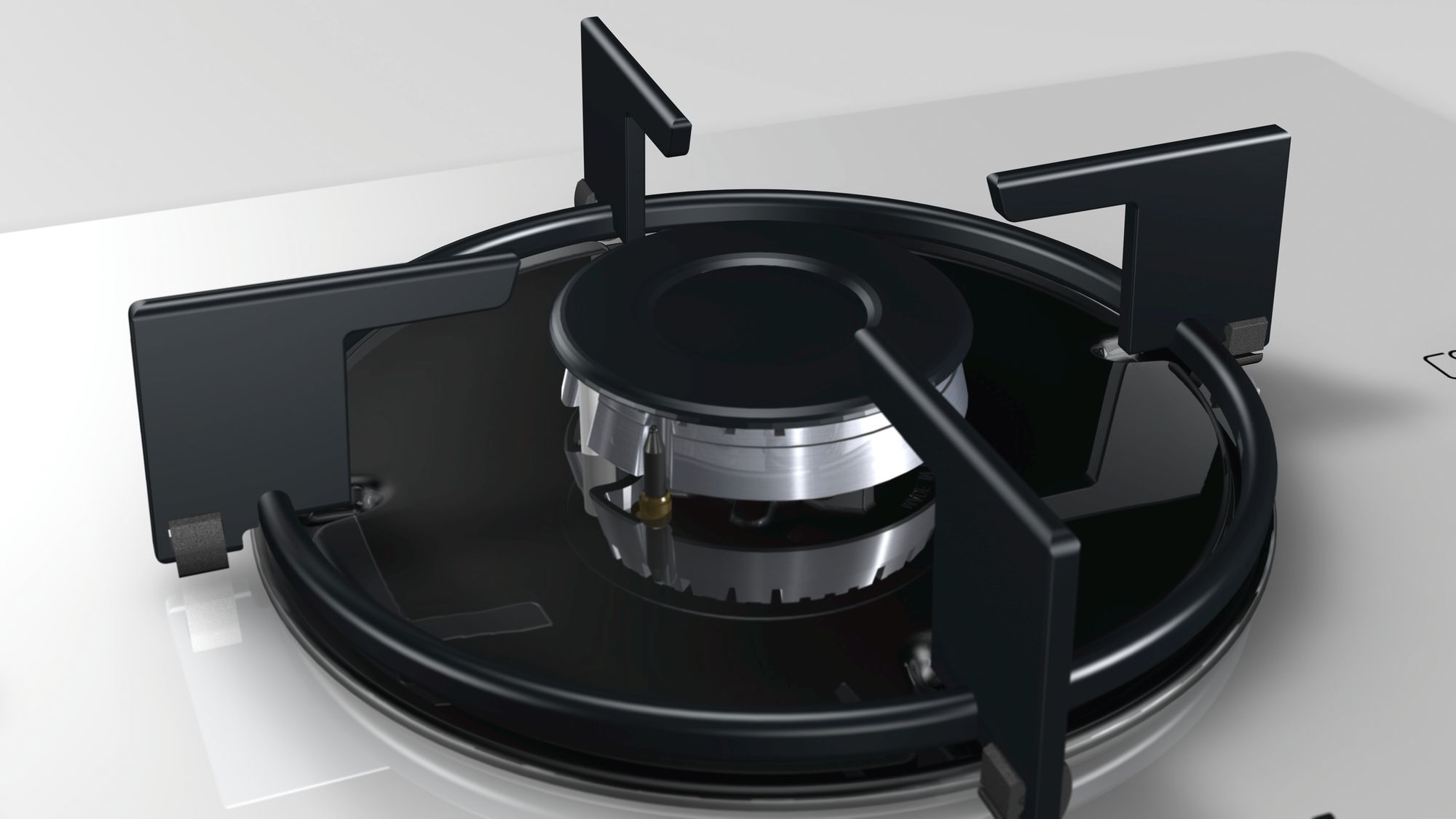 Bosch POP6C2B11L LPG'li Beyaz Cam Ankastre Ocak