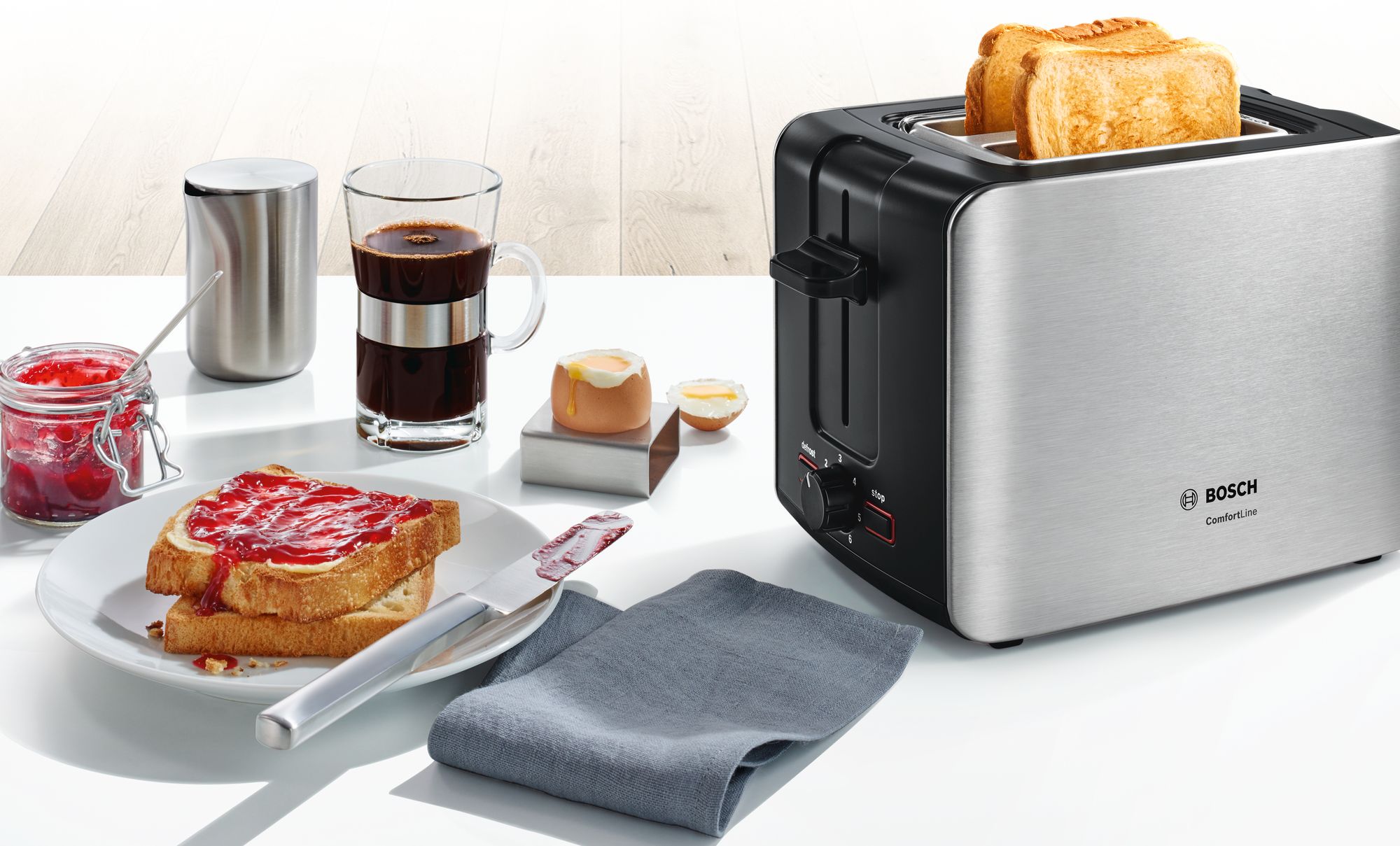 Bosch TAT6A913 Kompakt Ekmek Kızartma Makinesi