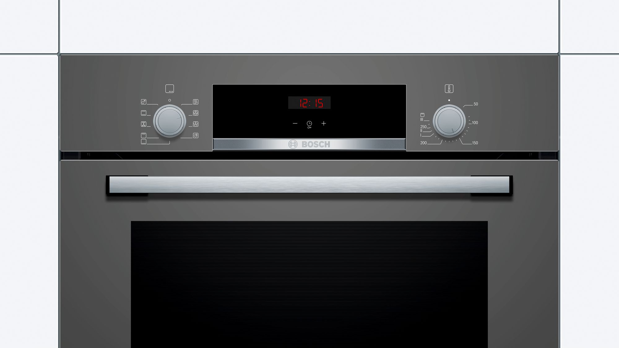 Bosch HBF514BH0T Gri Ankastre Fırın