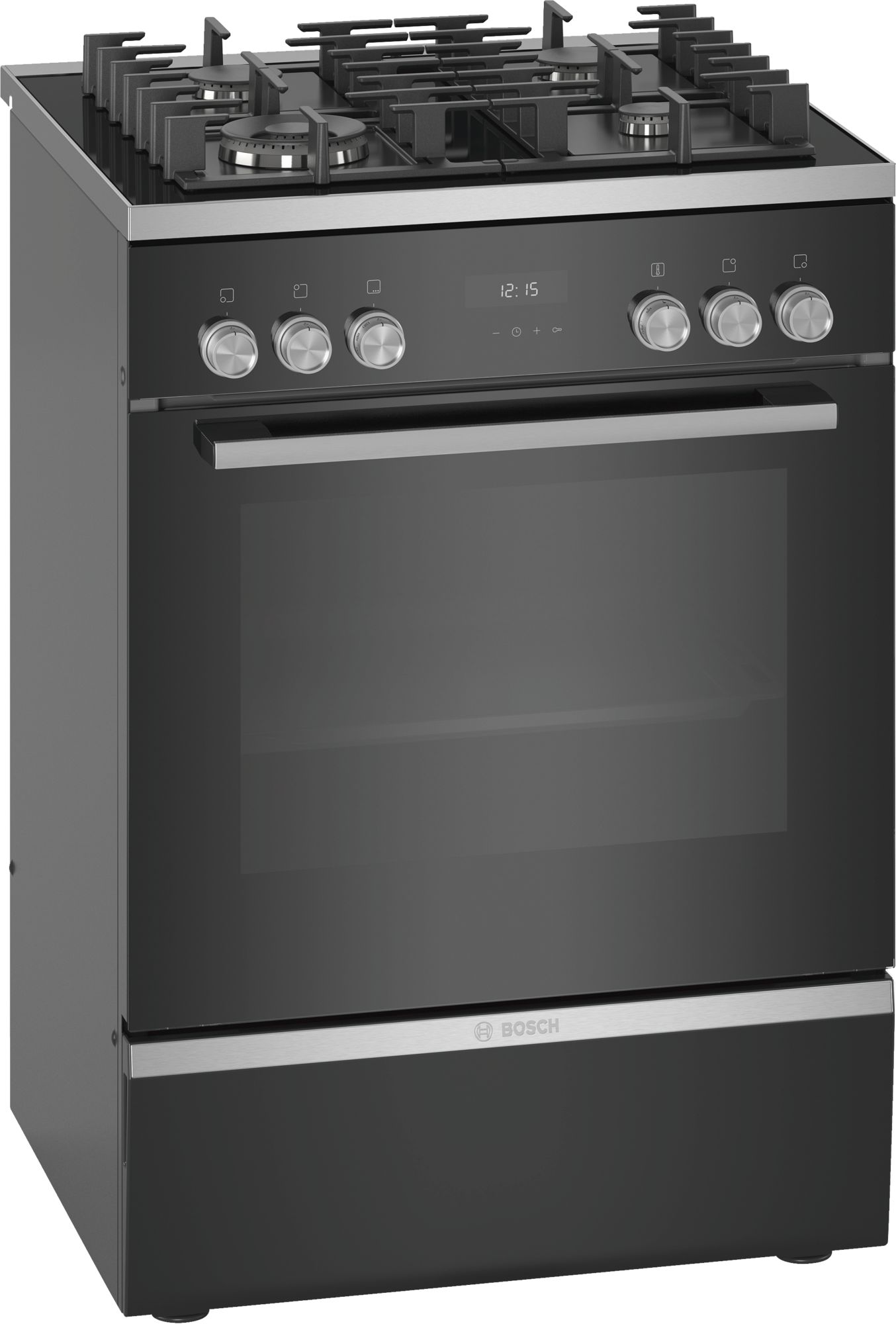 Bosch HWT591I60T Siyah Ocaklı Fırın