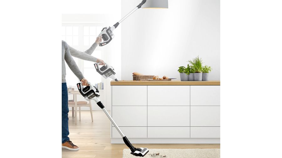 Bosch BBS812PCK Şarjlı Dik Süpürge Unlimited Serie 8 Beyaz