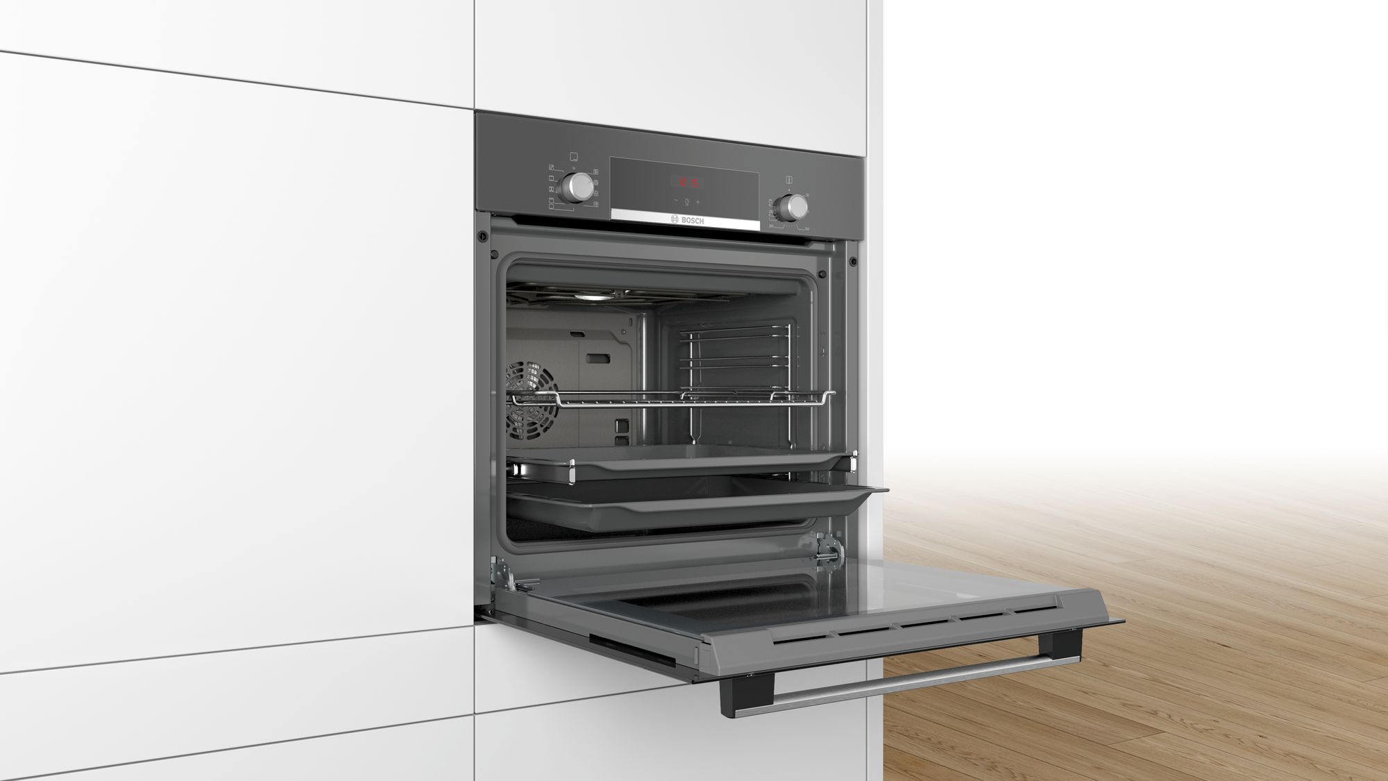 Bosch HBF534EH1T Antrasit Ankastre Fırın