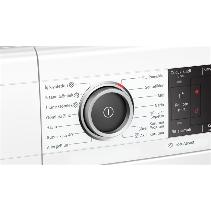 Bosch WTX87K80TR Seri 8 Kurutma Makinesi 9 Kg