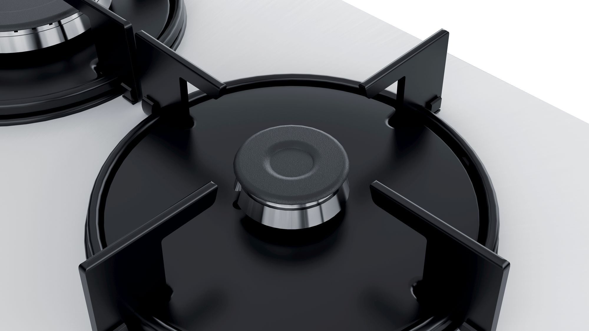 Bosch PNP7B2O10O 75 cm Doğalgazlı Beyaz Cam Ankastre Ocak