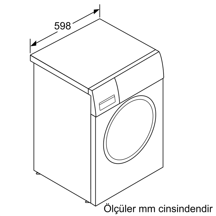 BOSCH WAX28EH0TR 10 Kg 1400 Devir Çamaşır Makinesi A+++