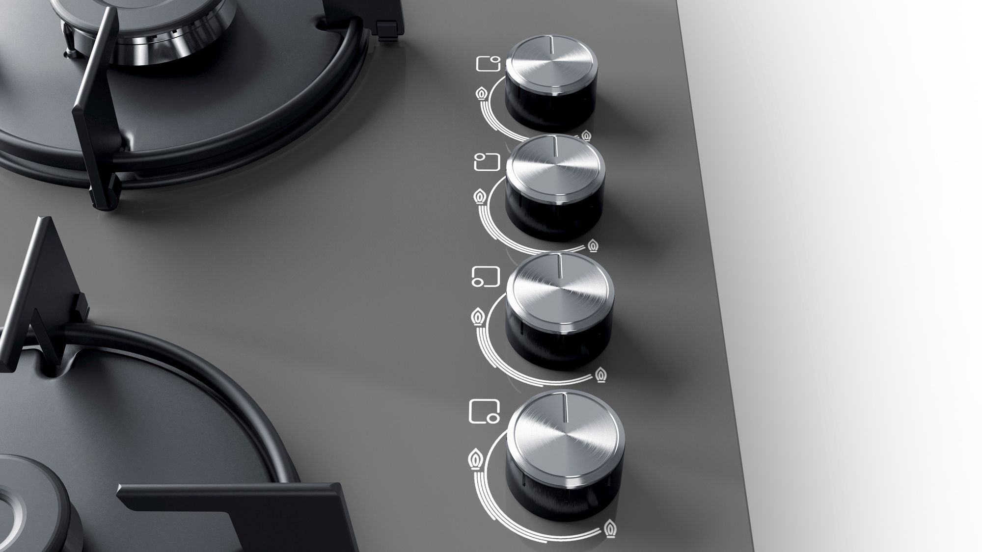 Bosch POP6C9O00L LPG'li Gri Cam Ankastre Ocak