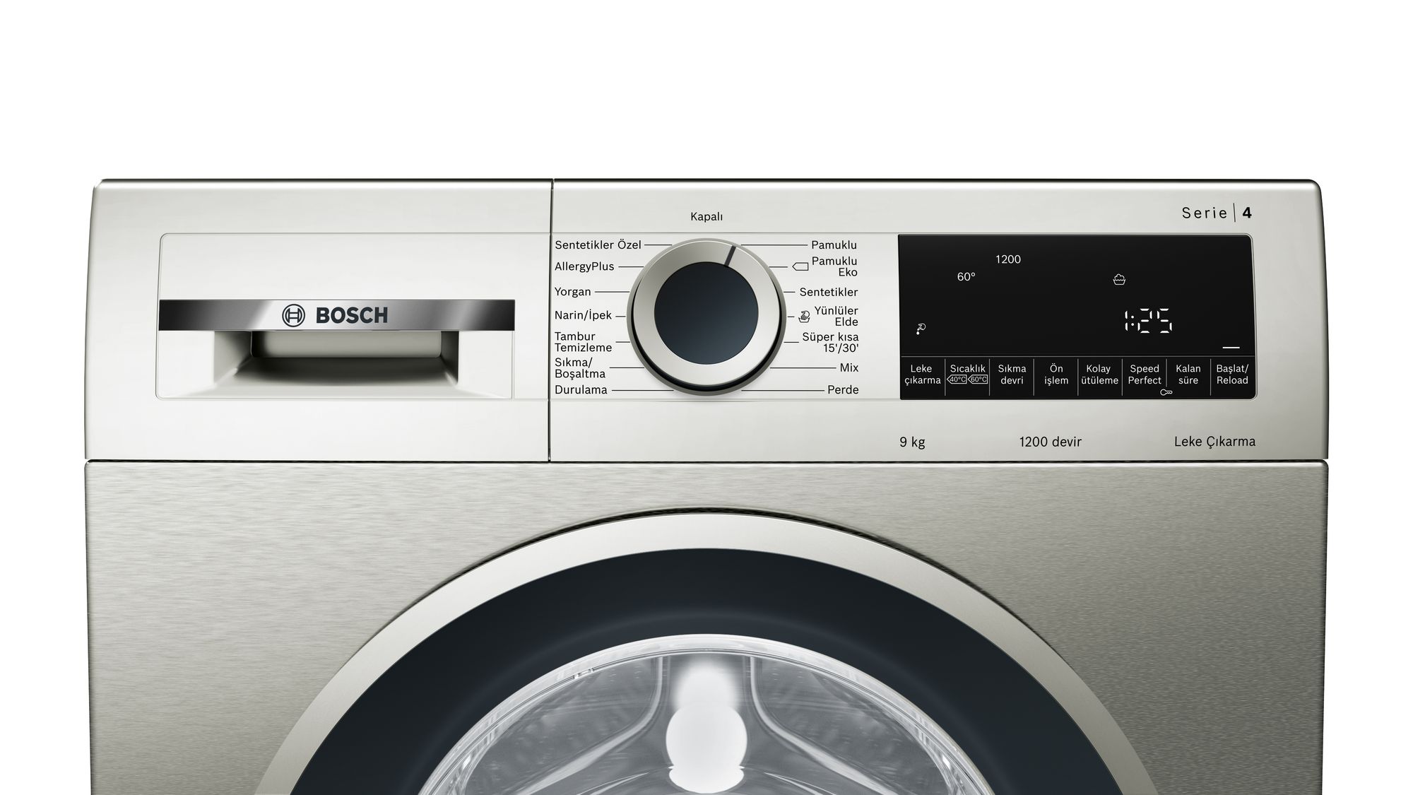 Bosch WGA142XVTR 9KG 1200 rpm Çamaşır Makinesi A+++
