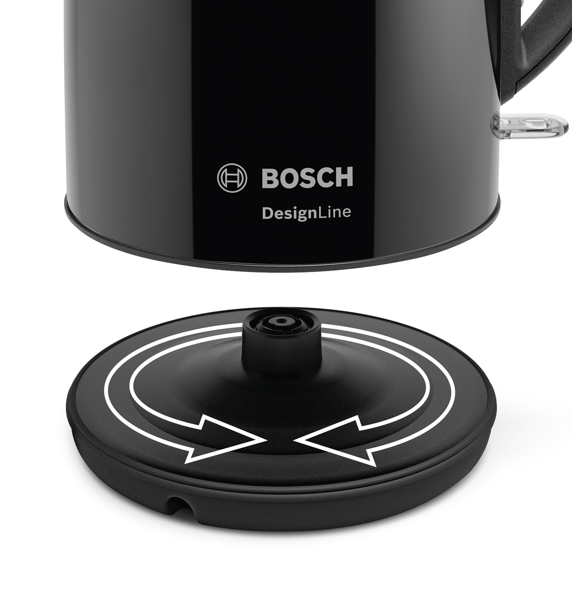 Bosch TWK3P423 Design Line 1.7 l Siyah Su Isıtıcısı