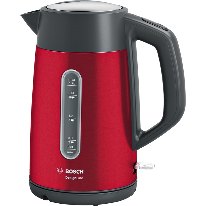 Bosch TWK4P434 Kettle Design Line 1.7 l Kırmızı