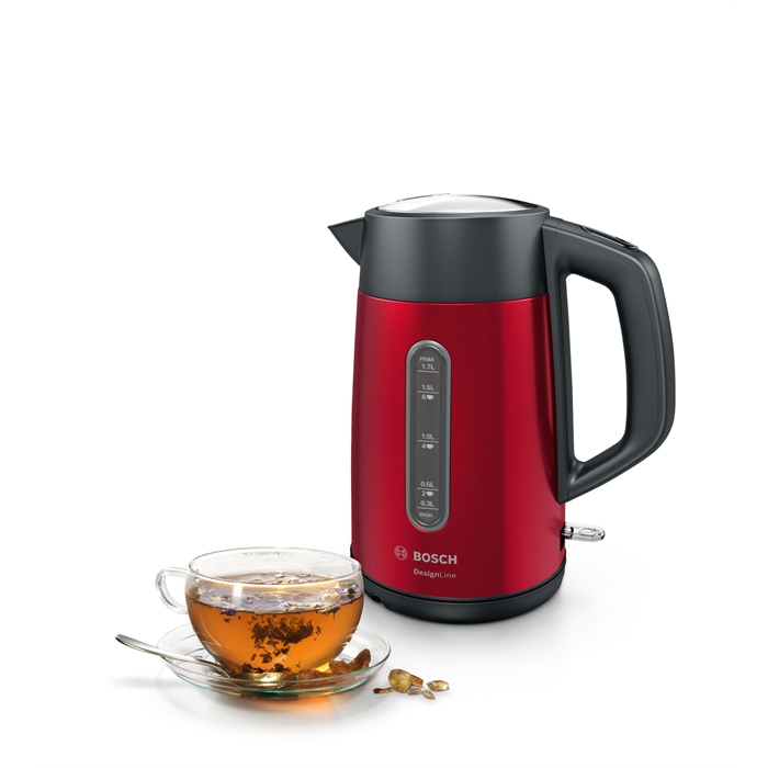 Bosch TWK4P434 Kettle Design Line 1.7 l Kırmızı