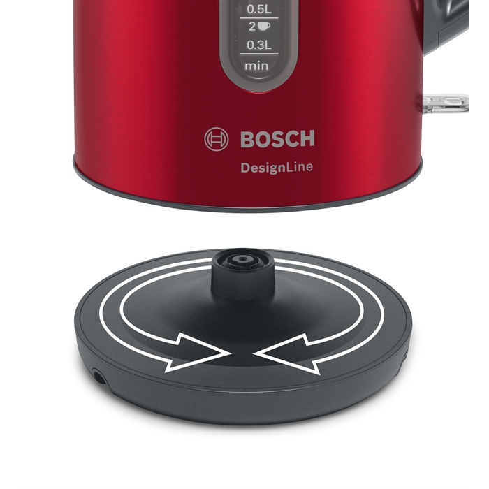 Bosch TWK4P434 Kettle Design Line 1.7 l Kırmızı