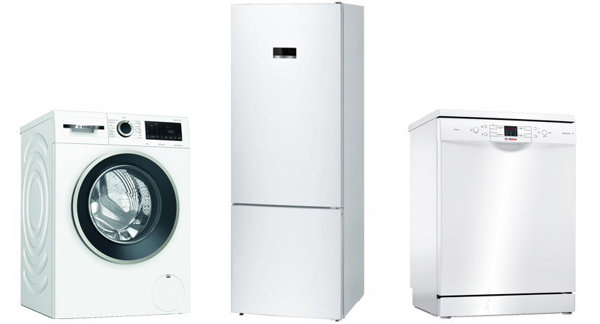 Bosch Beyaz Eşya Seti WGA142X1TR, KGN56VWF0N, SMS44DW01T 