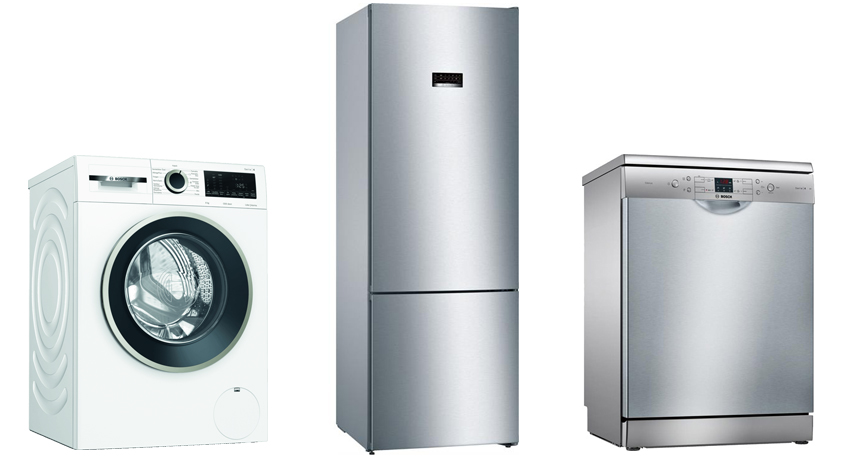 Bosch Beyaz Eşya Seti WGA142X1TR, KGN56VIF0N, SMS44DI01T