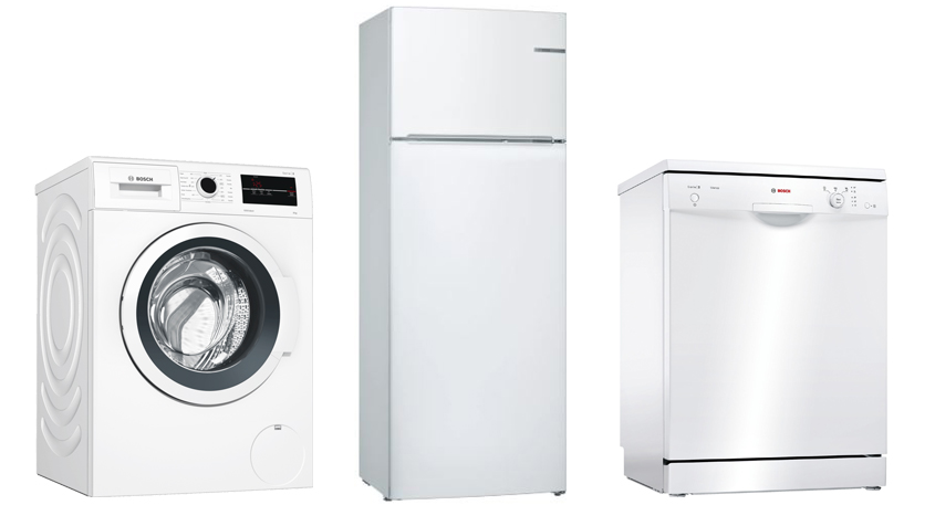 Bosch Beyaz Eşya Seti KDN56NW22N, WAJ20180TR, SMS23BW00T - BGN2A111 Süpürge Hediye!