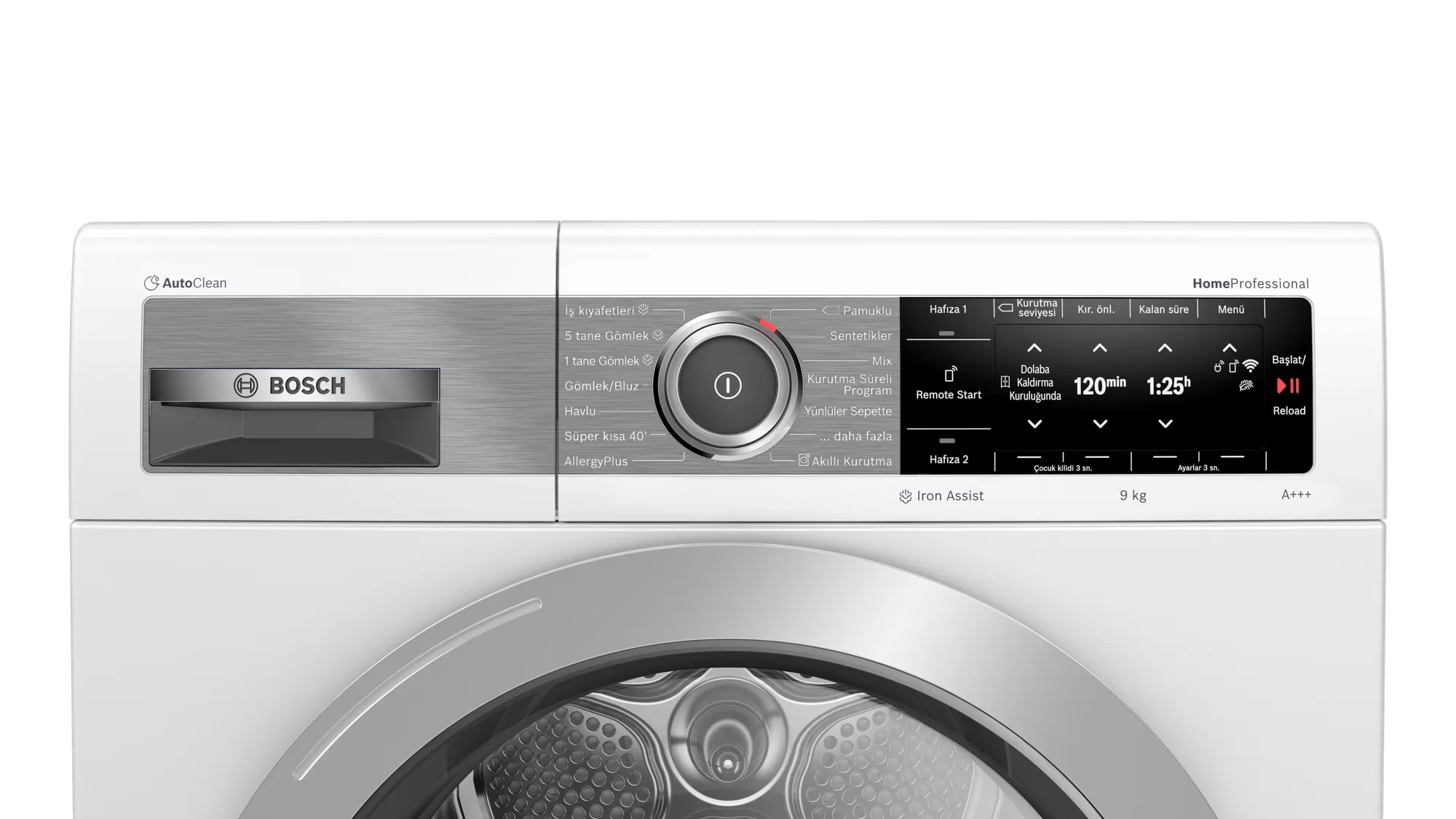 Bosch WTX87EH0TR Akıllı Kurutmalı Auto Clean Çamaşır Kurutma Makinesi