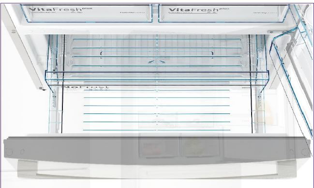 Bosch KGB86AIF0N Alttan Donduruculu, Inox, NoFrost VitaFresh Plus